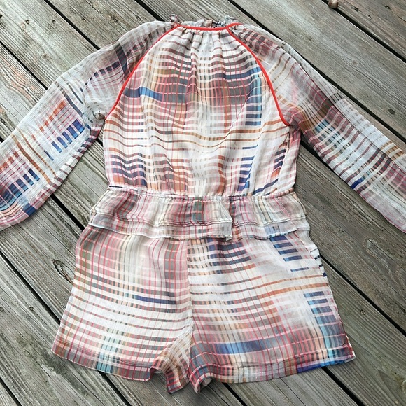 Adelyn Rae Anthropologie adorable plaid romper XS - Picture 4 of 10